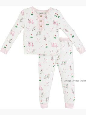 Toddler Golf Pajama Set - Long Sleeve 2-Piece Cotton Blend